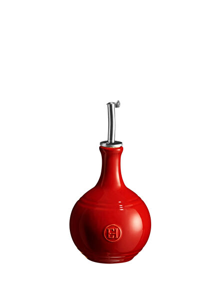 Red Ceramic Oil Dispenser 400 ml
