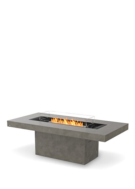 Gin 90 Chat Grey Table Fireplace