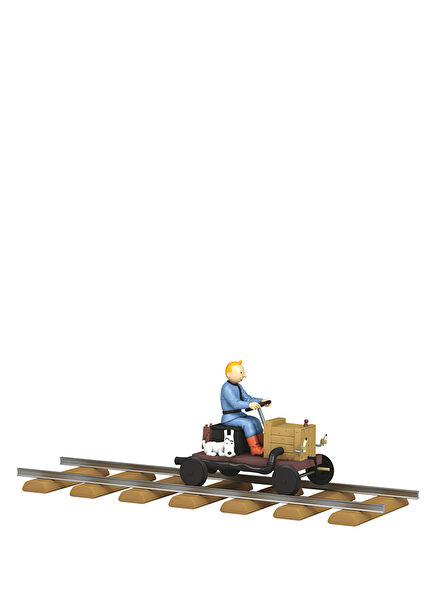 No.59 The Draisine Engine La Draisine à Moteur 1/24 Scale Diecast Model Araç Figür