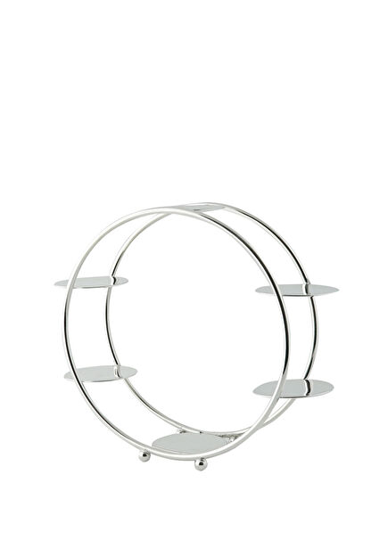 Carousel Silver Macaroon Holder