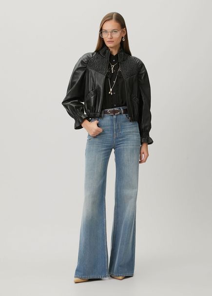 Blue Flared Jeans