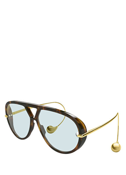 Drop Green Aviator Womens Sunglasses
