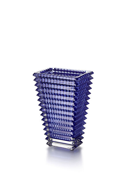 Eye Vase 200 Rectangular Mavi Kristal Vazo