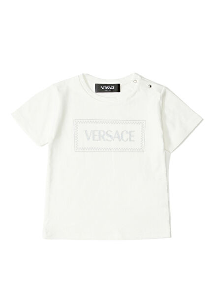 90S Vintage Logo White Baby T-Shirt
