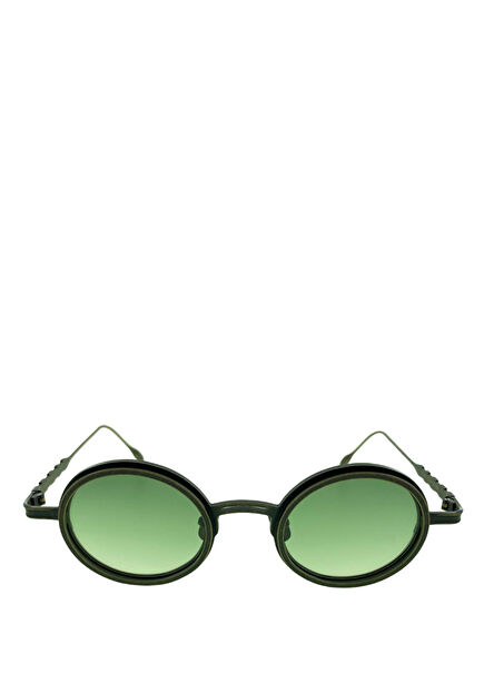 Yeşil Metal Unisex Güneş Gözlüğü