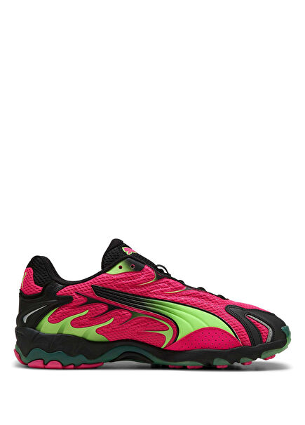 Inhale Fluro Pink Pes Green Glare Unisex Sneaker