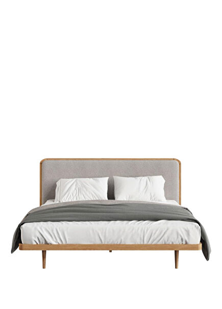 Pera Meşe ve Kumaş Başlıklı Yatak Seti