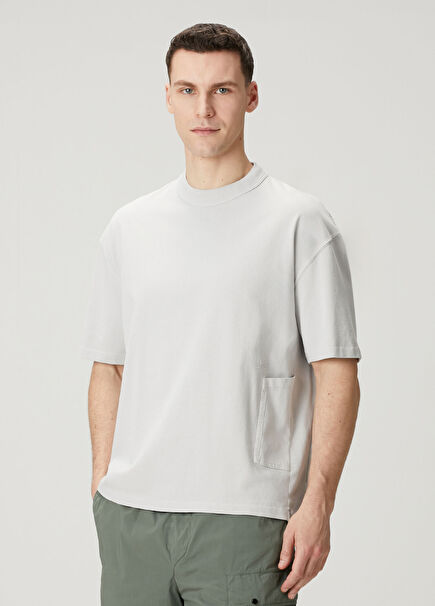 Açık Gri Basic T-shirt