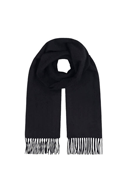 Black Men's Cashmere Scarf