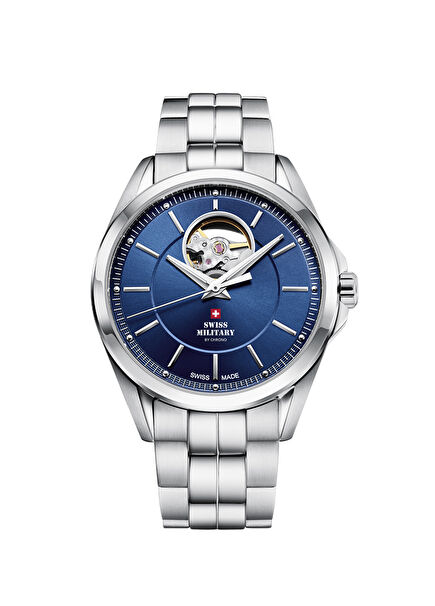 SMA34085.23 Gümüş Rengi Çelik Erkek Kol Saati