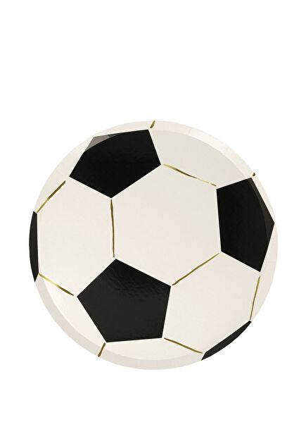 Futbol Temalı 8'li Kağıt Parti Tabağı