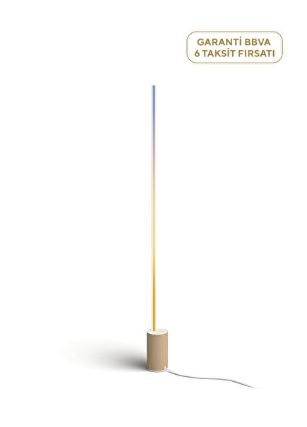 Hue Gradient Signe Meşe Beyaz Akıllı Zemin Işığı