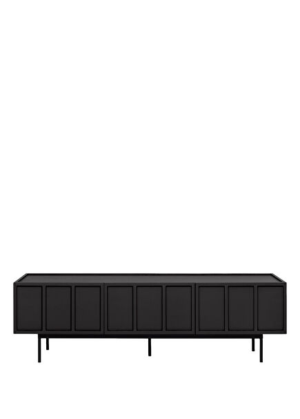 Brick Black American Oak TV Unit