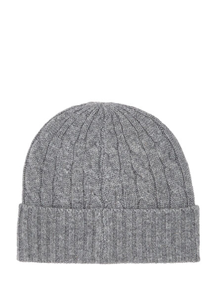 Grey Men's Wool Beanie
