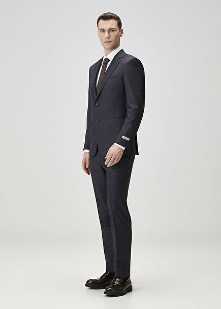 Dark Navy Wool Suit