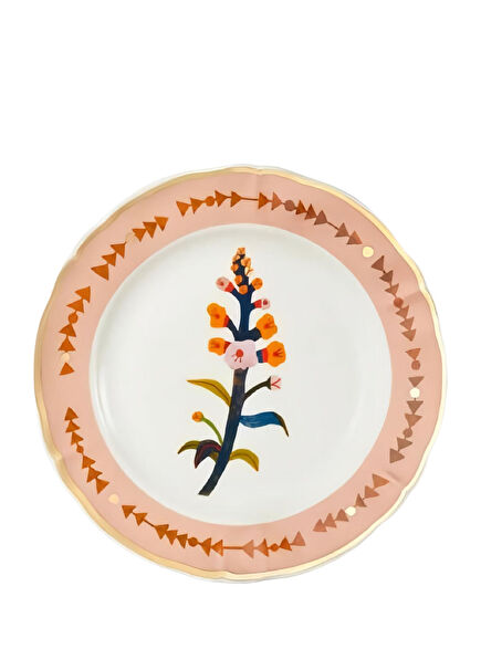 Betonica Patterned Porcelain Cake Plate 20.5 cm