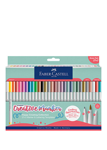 Goldfaber Creative Markör 30'lu Su Bazlı Kalem Seti