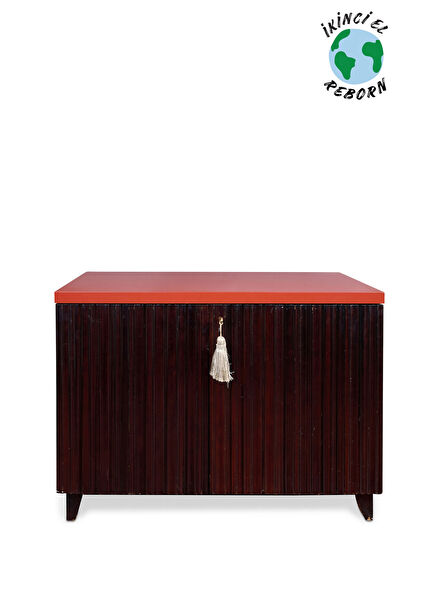 Baker Furniture L'eau Modeli Ceviz Kaplama Komodin