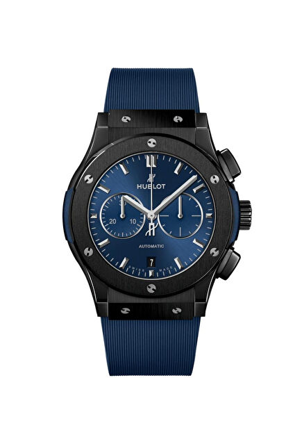 Classic Fusion Ceramic Blue Chronograph Erkek Saat