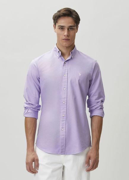 Custom Fit Mor Oxford Gömlek