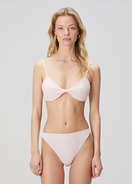 Coral Açık Pembe Bikini Üstü