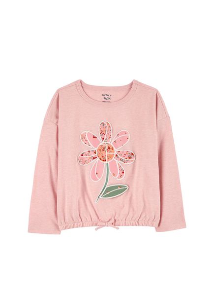 Pembe Küçük Kız Çocuk Tshirt