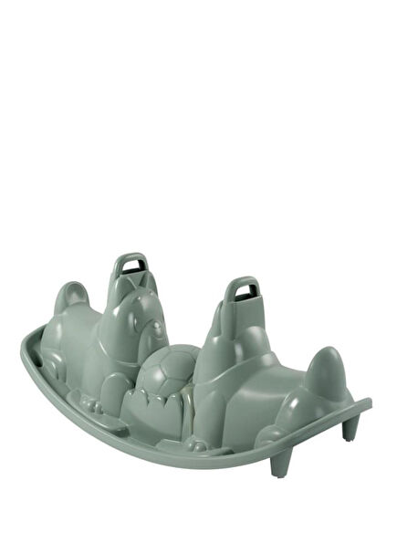 Children's Swinging Seesaw with Green Dog Effect