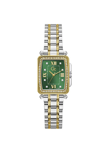 GCZ29009L9MF Altın Rengi Metalik Gri Çelik Kadın Kol Saati