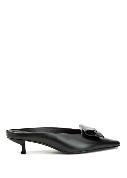 Petit Black Women's Leather Slippers