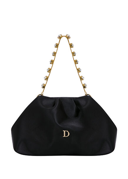 Chicago Black Satin Women's Evening Dresses