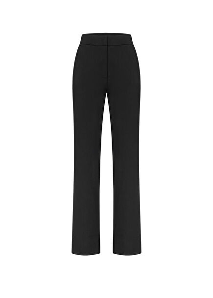 Inés Black High Waist Women's Pants 