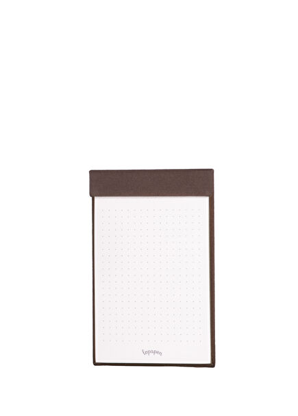 Dark Chocolate Dot Pattern Notebook