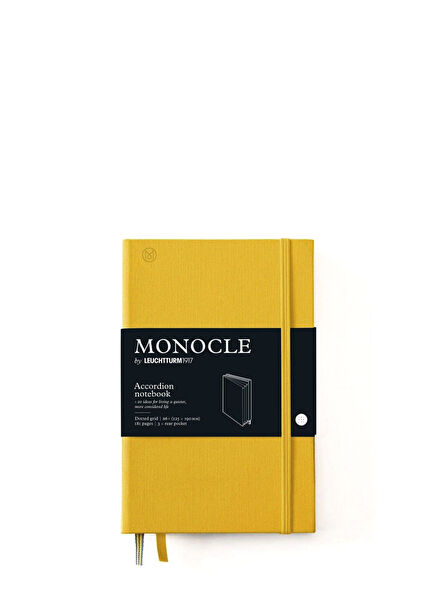 Leuchtturm1917 x Monocle Yellow Limited Edition Wallet B6+ Notebook with Hard Cover Dotted