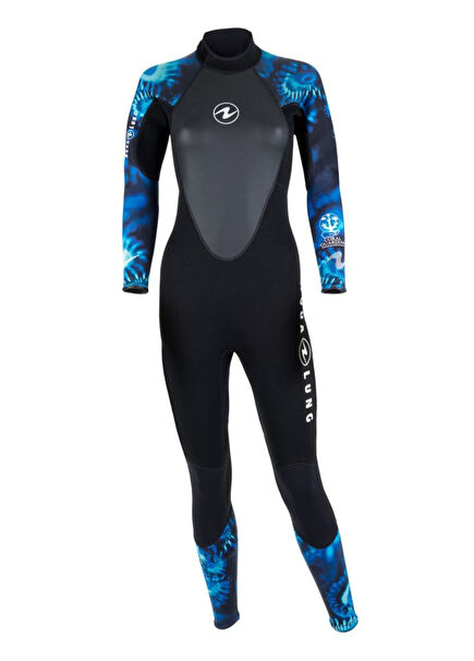 Hydroflex 3 mm Siyah Kadın Dalış Elbisesi