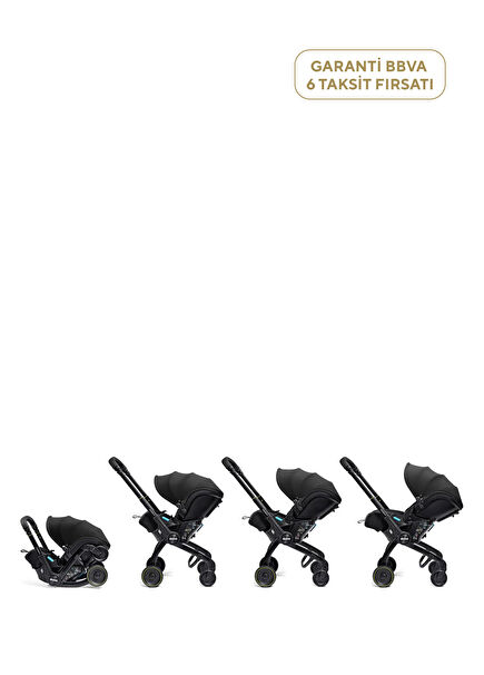 Baby Lap Car Seat with 3 Reclining Positions on Wheels That Turns Into a Stroller