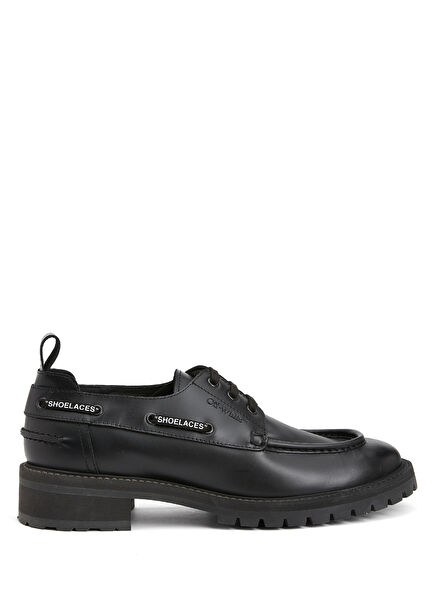 San Diego Black Men's Leather Shoes