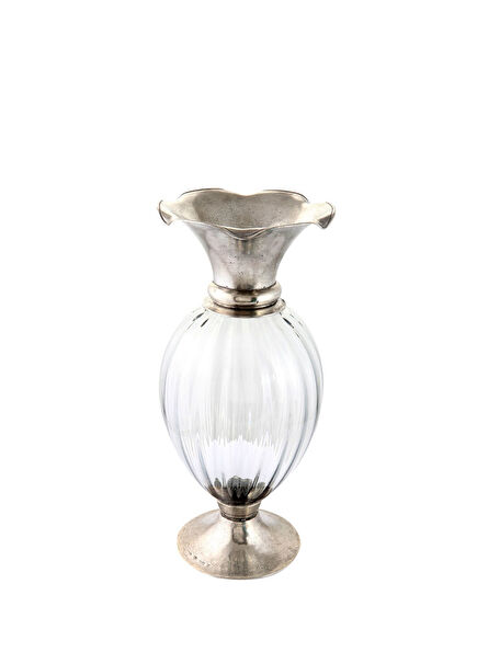 Tin Glass Vase