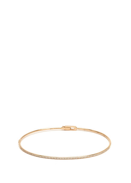 Women's Gold Bracelet With Stone Detail