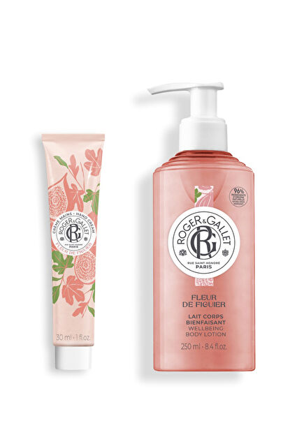 İncir Özlü Vücut Losyonu ve El Kremi Doğal Nemlendirici Set