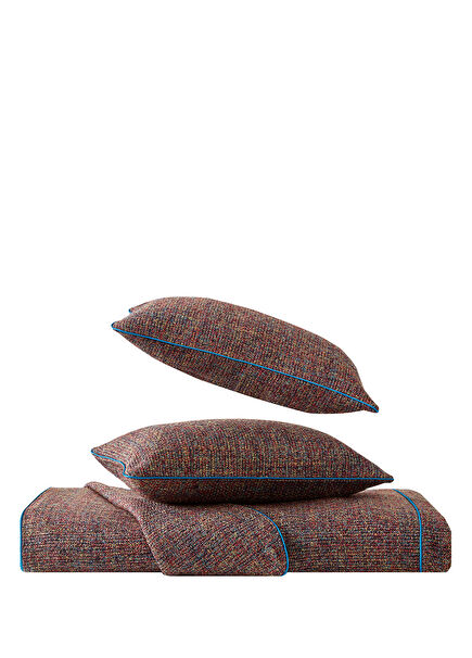 Tweed Textured Variegated Color Double Bedspread