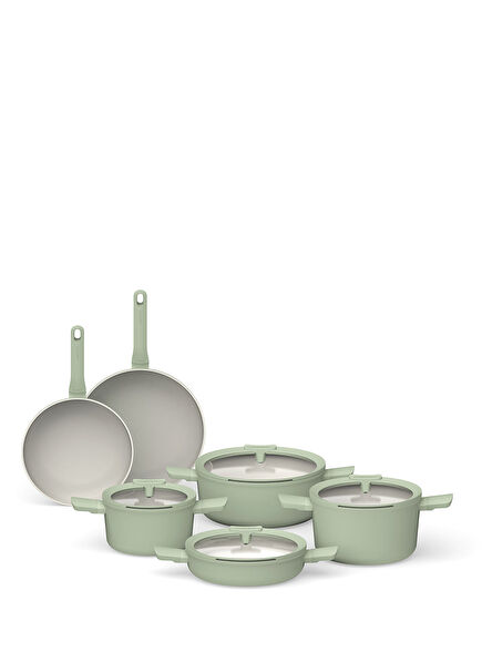 Leo Balance Sage Alüminyum 10 Parça Tencere Seti