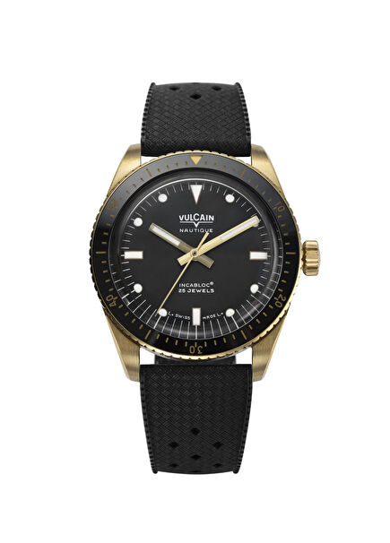 Skindiver Nautique Bronze & Black BNR200 Siyah Erkek Kol Saati