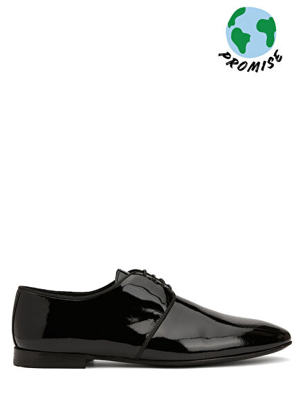 Siyah Deri Smokin Ayakkabısı