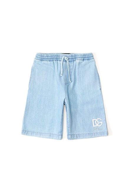 Blue Boys Denim Bermuda