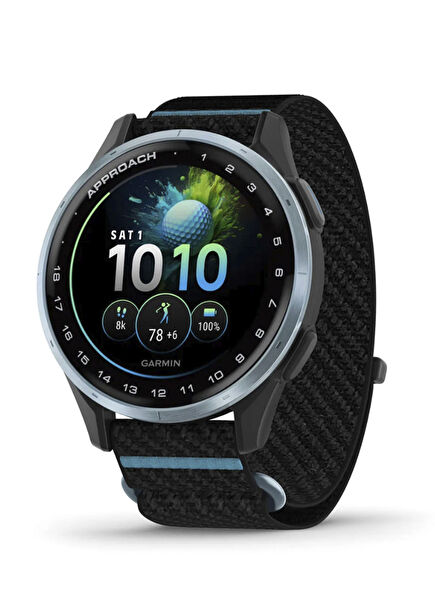 Approach J1 Cloud Blue Aluminum Bezel Black Silicone Strap Kids Smart Watch