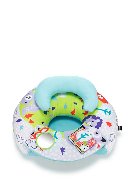 Funny Animals Mint Baby Sitting Cushion