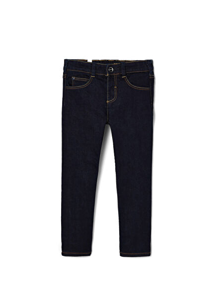 Dark Blue Comfort Fit Jeans for Boys