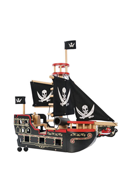 Wooden Unisex Children's Barbarossa Pirate Ship