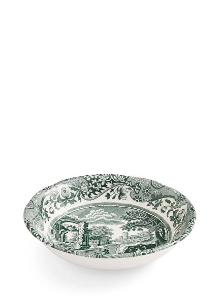 Green Italian Porcelain Bowl