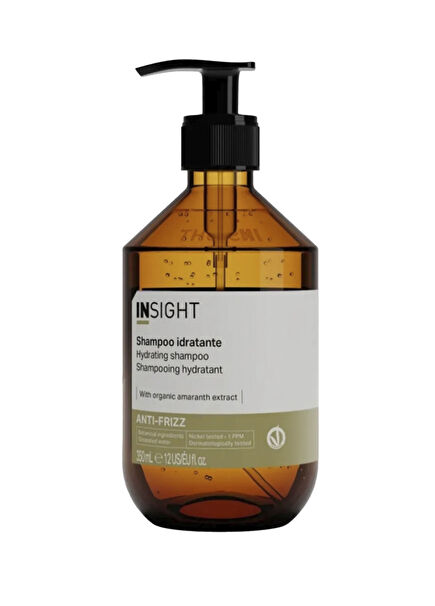 Anti-Frizz Hydrating Glass Bottle Moisturizing Shampoo 350 ml